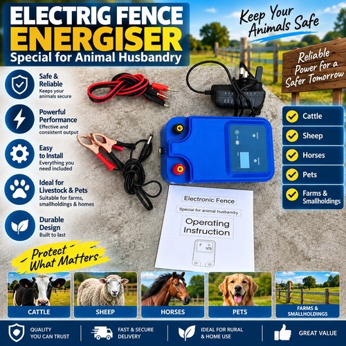 Electric fence energiser - electric,