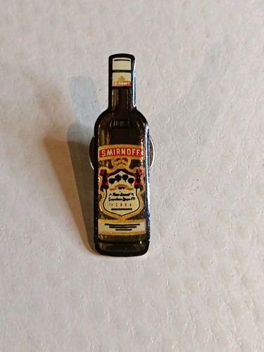 Smirnoff vodka bottle pin - smirnoff,