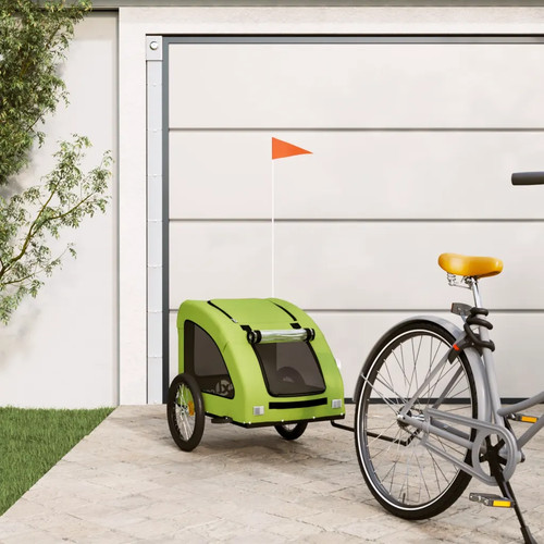 Walplus pet bike trailer green - pet,