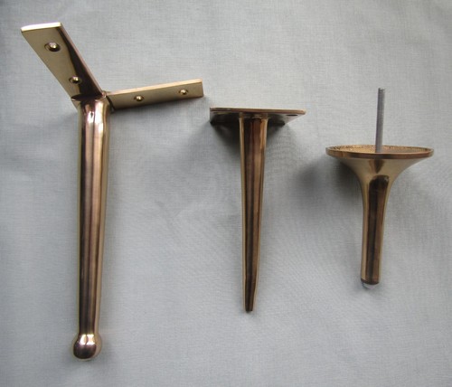 Brass retro table - table, solid