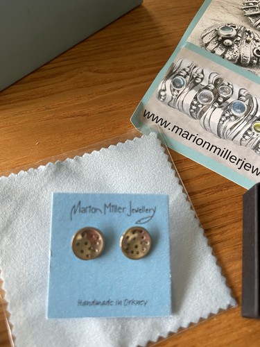 Silver earrings made orkney - silver,