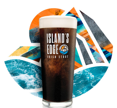 Islands edge pint glasses - pint,