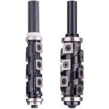 Double Bearing Spiral Flush Trim Router Bit - 1/2" Shank for Wood/MDF/Plywood