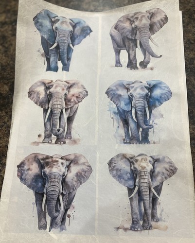 Rice paper for decoupage - paper,