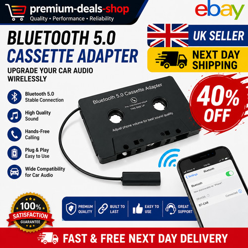 Bluetooth cassette to aux - cassette,