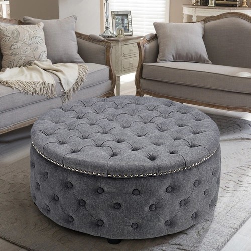 Large round chesterfield - large,