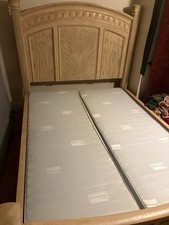 King Size Antique Oak Bed