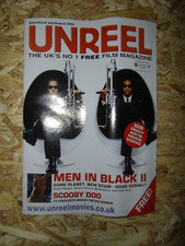 Unreel Magazine Men in Black - Scooby Doo  July/August  2002 MINT
