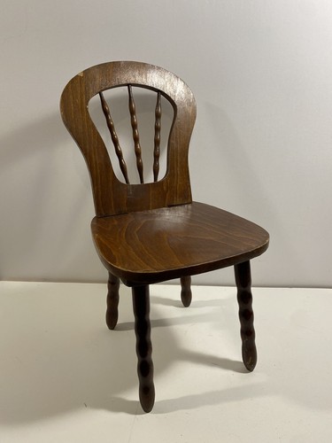 Vintage child wooden chair - child’s,