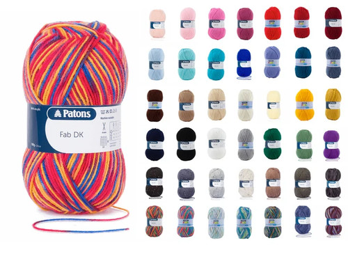 Patons fab 100g all - dk,