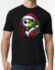 Christmas T-Shirt Jack Skellington Grinch Adult Tee Unisex S-2XL Vibrant Print