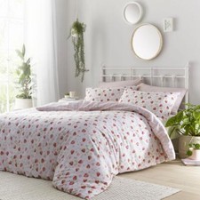 Duvet Set Quilt Cover Strawberry Field Bedding Summer Strawberries Design