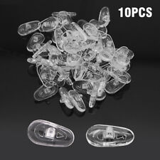10 Push-in Glasses Nose Pads Soft Silicone Eyeglasses Replacement Nose Piece