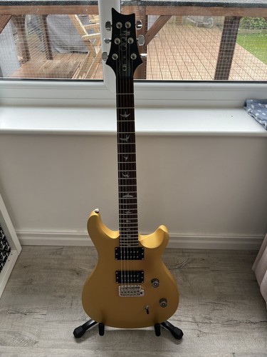 Prs ce24 satin gold guitar - se,