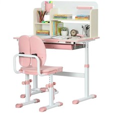 HOMCOM Kids Desk and Chair Set