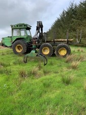 Volvo 471 Timber Forwardertimber crane trailer forestry