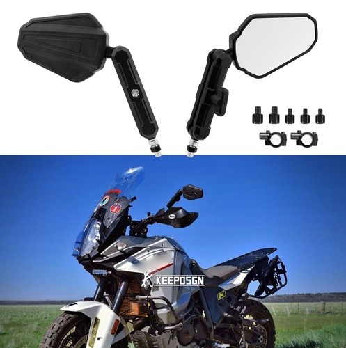 Foldable side mirrors black - side,