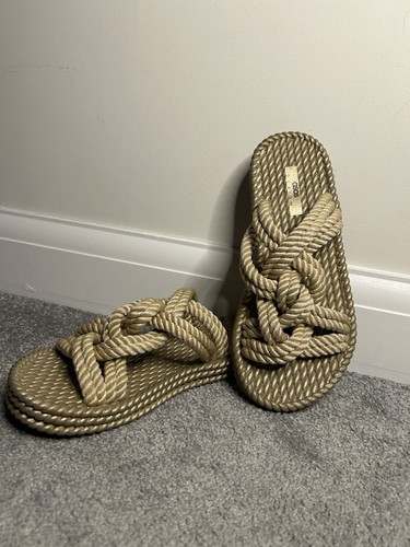 Asos rope sandals beige - uk, 6
