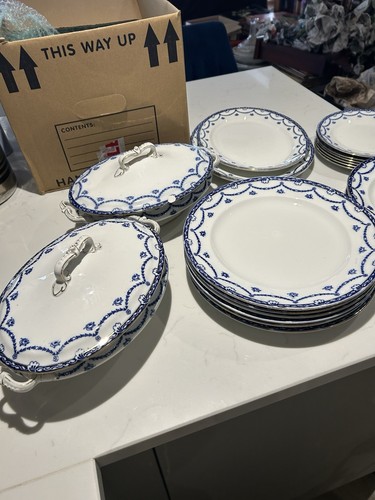 Semi porcelain english dinner - english,