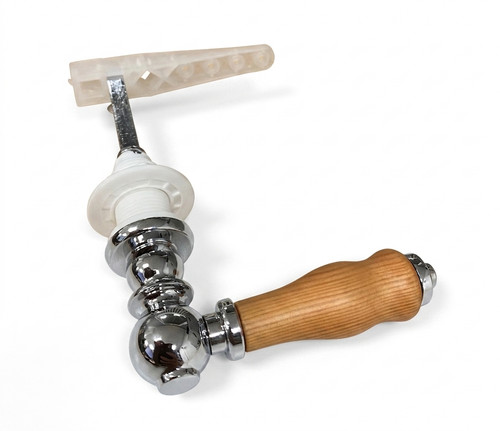 Traditional pine cistern lever - traditional,