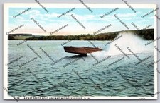 Vintage Postcard A Fast Speed