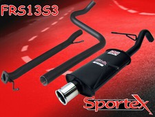 Sportex Ford Fiesta MK7 performance exhaust system 1.6i zetec S 2008-11/2012