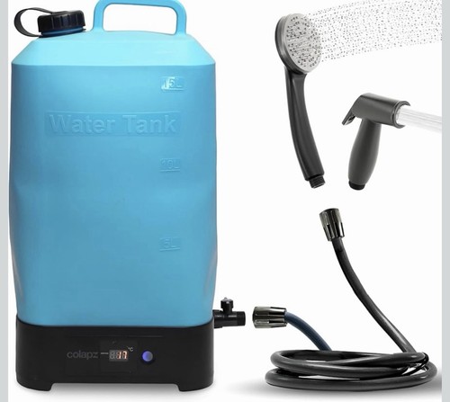 Colapz heated camping shower - colapz,