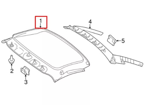 Mercedes benz slk r172 - r172, roof
