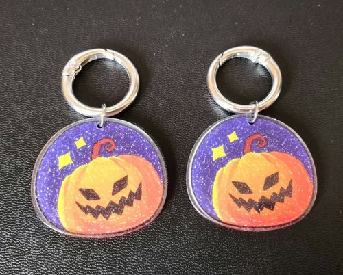 Pumpkin boot charms - charms, marten