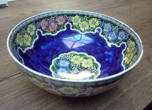 Large maling pottery cobalt - large,