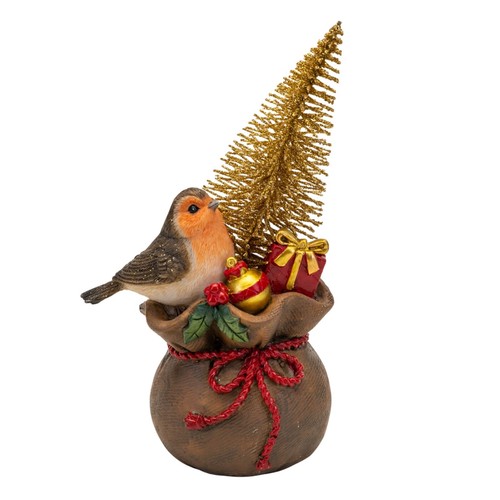 Christmas robin tree festive - christmas,