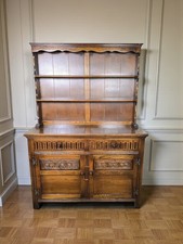 An Antique Style Oak Welsh Dresser Sideboard ~Delivery Available~