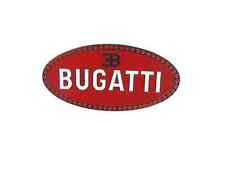 BADGE EMBLEM FITS TO VINTAGE BUGATTI RADIATOR GRILL IN RED #V352-8