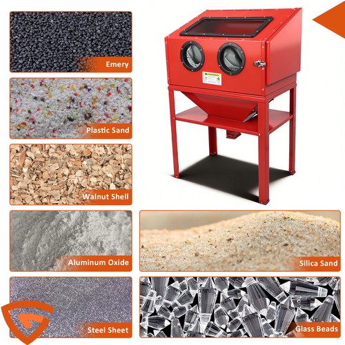 Upgraded sand blasting - blasting, cabinet
