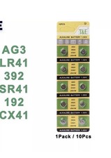 10x LR41 192 392 1.5v Alkaline Coin Batteries Button Cell AG3 Watch Battery New