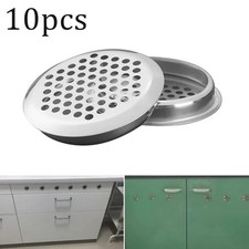 Efficient Dustproof Stainless Steel Air Vents for Cabinets (Pack of 10)
