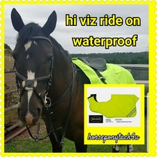  NEW IN HI VIZ RIDING RIDE ON CUTAWAY EXERCISE RUGS WATERPROOF IN 4 SIZES 