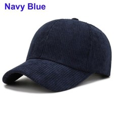 Corduroy Baseball Cap Dad Hat Classic Adjustable Soft Plain Cap