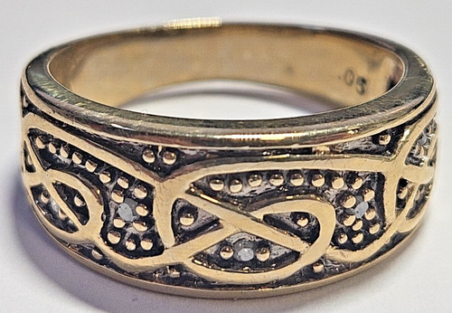 9ct yellow gold - yellow, celtic