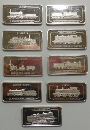 Solid silver 925 - solid, railway