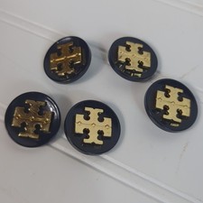 Tory Burch Navy Gold Replacement Buttons 5