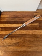 Handheld Double Wire Cheese Board Slicer with wooden handle & Fork Picker