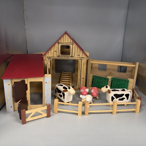 John lewis wooden - farm, playset