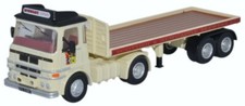Oxford Diecast 76LV005 ERF LV Flatbed Trailer Scottish & Newcastle
