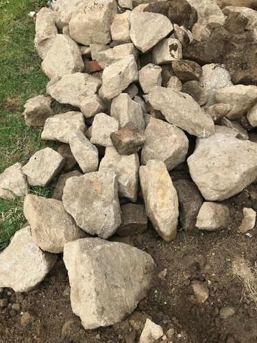 Garden rockery stones - garden,