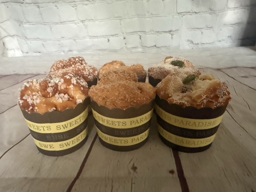Set faux muffins bakery - 6,