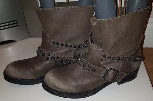 Ash ankle biker studded - biker,