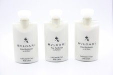 BVLGARI au thé Blanc (White Tea) Body Lotion - 2.5 Fl oz / 75mL Pack Of 3 NEW