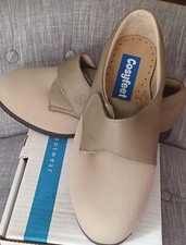 Cosyfeet ladies shoes jodie mushroom size  6 roomy width fittings 