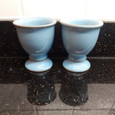 Denby Colonial Blue Egg Cups x